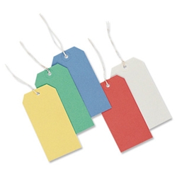 Strung Tags Bulk Boxes Dark Green [Pack